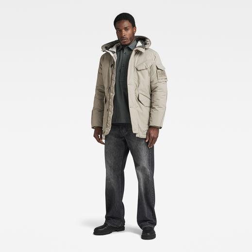 Vodan Padded Hooded Parka | グレー | G-Star RAW® JP